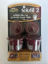2 Solofill K1 Refillable Filter Cup for Keurig(R) 1st Generation