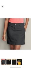 NWT Eddie Bauer Womens Travex Skirt Black