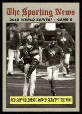 Red Sox Celebrate World Series Title Win! 2019 Topps Heritage #310 Red Sox MLB
