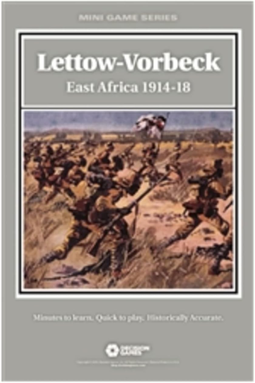 Decision Games 1713 Lettow-Vorbeck East Africa 1914-18 Folio Game 3690₽