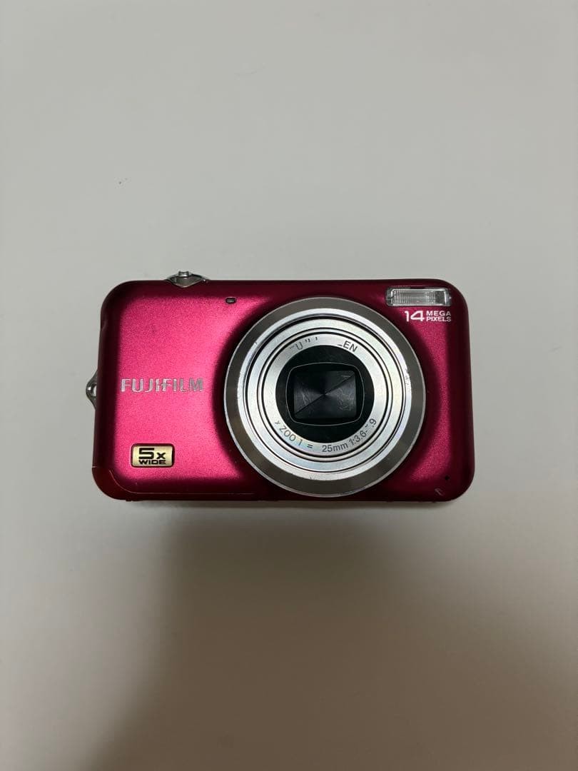 FUJIFILM FinePix JX280 Compact Camera Red 14MP 5x Zoom From Japan