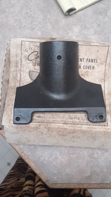 Corvette 1969-77 Lower Steering Column Cover Black New EC Products