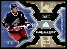2006-07 SPx Spectrum Fredrik Modin 10/25 Columbus Blue Jackets #28
