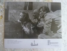 THE SAINT 8x10 b/w Press Photo / Roger Moore, Justine Lord & Ivor Dean