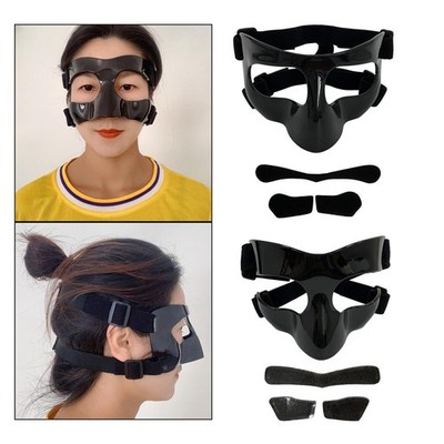 Basketball-Maske, Gesichtsmaske, verstellbarer Riemen, für Männer und Frauen,