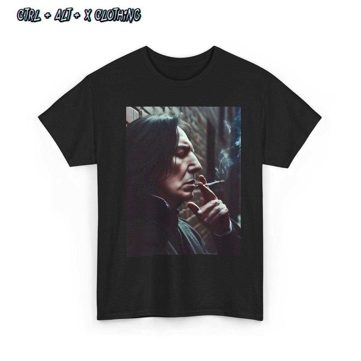 Severus Snape Smoking T-Shirt, Harry Potter Fan Gift, Hogwarts Tee