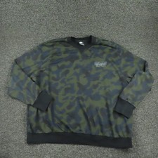 Nike Sweatshirt XL Sportswear Terry Fleece Camo Pullover Gym Sports Long Sleeve