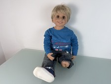 Künstlerpuppe Sammler Vinyl Puppe 80 cm Defekt siehe Fotos 