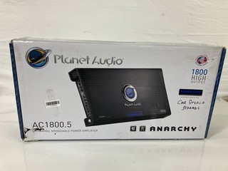 Planet Audio AC1800.5 1800 Watt 5 Channel Bridgeable Car Amp Full Range Untested