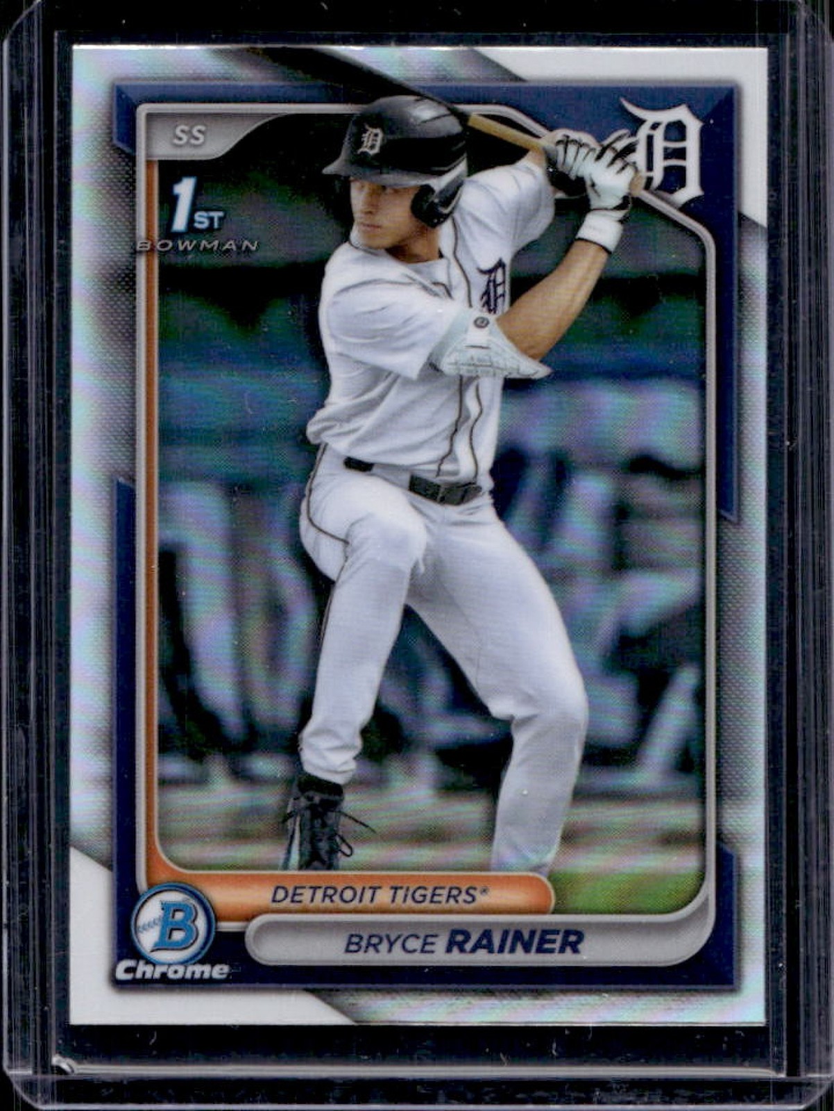 2024 Bowman Draft Bryce Rainer Chrome Refractor 1st Prospect #BDC-86 Tigers
