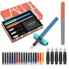 Calligraphy Fountain Pen Set - 5 Different Nibs and 18 Ink Cartridges, Callig.