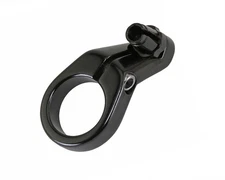 ALTALINE BICYCLE ALLOY THREADED FRONT CABLE HANGER 1-1/8 W/ ADJUSTER BLACK.