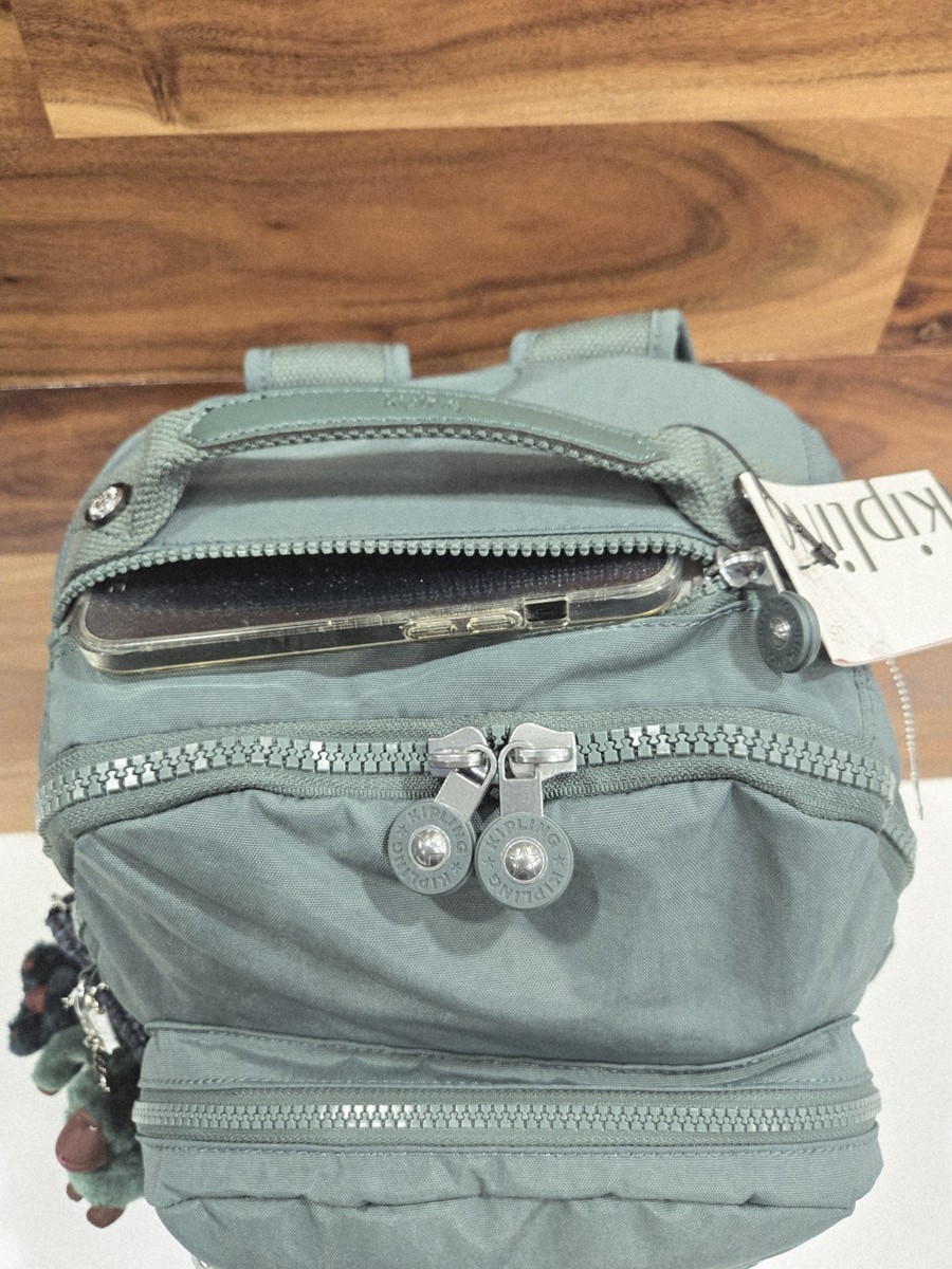 Kipling Backpack Green Bookbag Travel Laptop Seoul SET  display picture 1