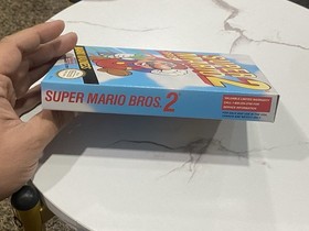 Super Mario Bros 2 Nintendo NES SMB2 Cib Game Cartridge Authentic Near Mint Box