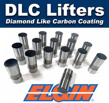 Elgin Hl-1817dcs Diamond Like Coated Face Hydraulic Lifters For Chevy Elgin Hl-1817dcs Diamond Like Coated Face Hydraulic Lifters For Chevy