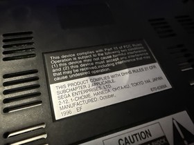 SEGA Saturn Console/Black/Tested/MK-80000A &ldquo;CONSOLE ONLY&rdquo;🫶