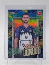 FABIO VIEIRA 2025 TOPPS CHROME BUNDESLIGA WILD JUNGLE CHAMELEON SP Q6262