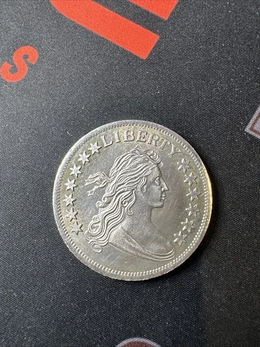 Liberty Draped Bust Design 1 Troy Oz .999 Fine Silver Bullion Round Ounce (A)