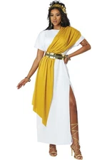 Goddess Medieval Women Toga Costume Halloween Outfit Cosplay 5024-106