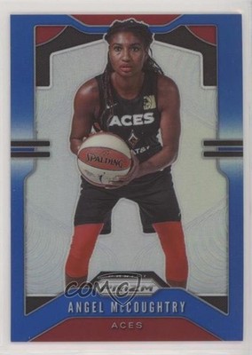 2020 Panini Prizm WNBA Blue Prizm 79/149 Angel McCoughtry #10 6ns