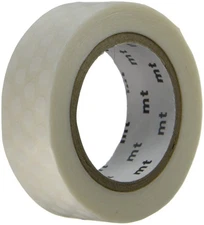 mt Masking Tape 1P"Dot White" Washi Masking Tape - White