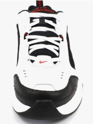 Nike Air Monarch IV White Varsity Red SIZE - 9.5 | eBay