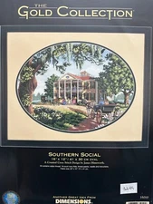 Southern Social 16" X 12" Cross Stitch Kit By Dimensions Gold Collection Vintage
