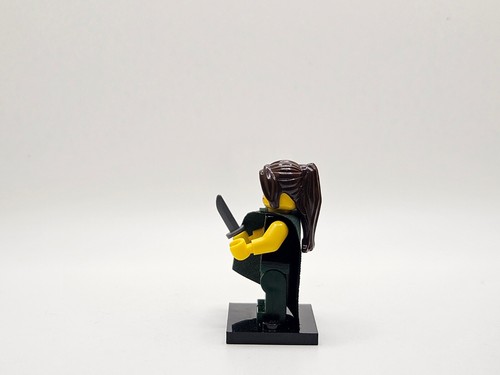 LEGO minifigura verde oscuro reina de ajedrez cas510 capa de castillo reinos - Imagen 4 de 5