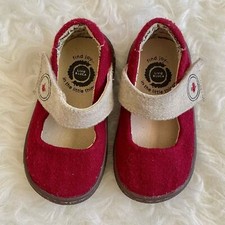 Livie Luca Carta II Dark Red Felt Mary Jane, size 5
