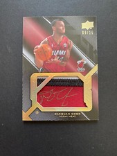 Rare 08/09 UD Black Auto Patch Daequan Cool. Serial Numbered 09/15.