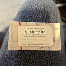 White Barn Candle Co Auto Fresh Warm Vanilla Sugar Car Fragrance refills Pads