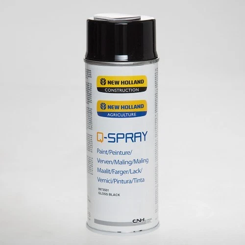 9973501 - 51471422 BOMBOLETTA VERNICE SPRAY NERO NH TRATTORE FIAT 400ML CNH