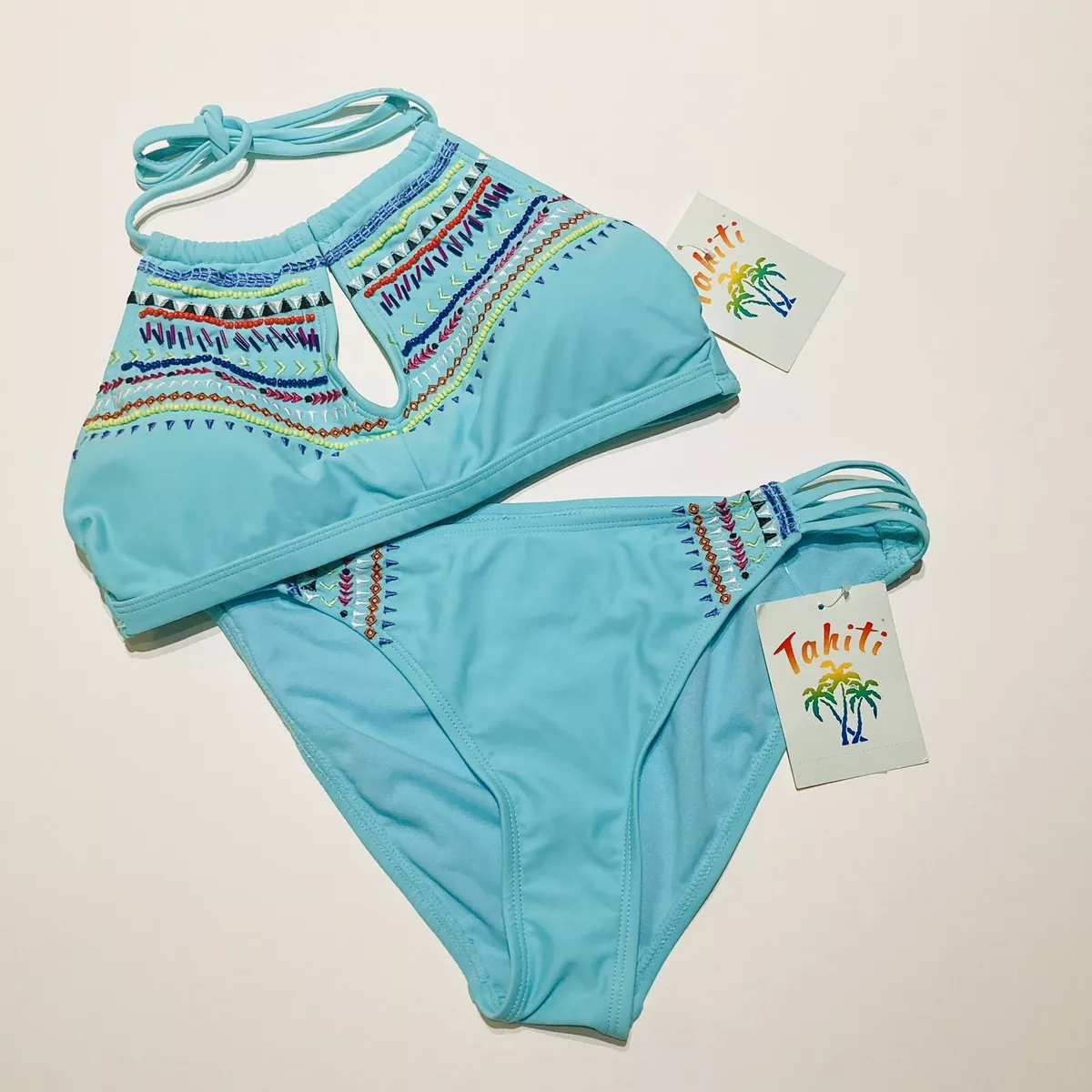 Aqua Blue Two piece swimsuit