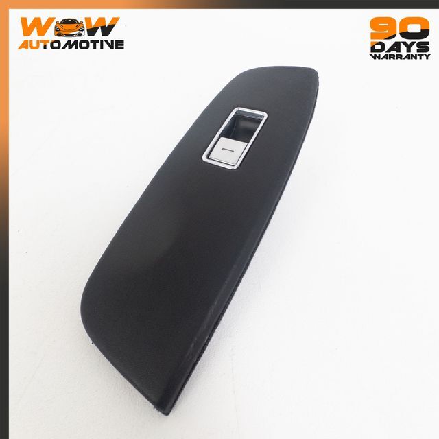 06-13 BENTLEY CONTINENTAL FLYING SPUR FRONT RIGHT WINDOW SWITCH TRIM BLACK OEM  