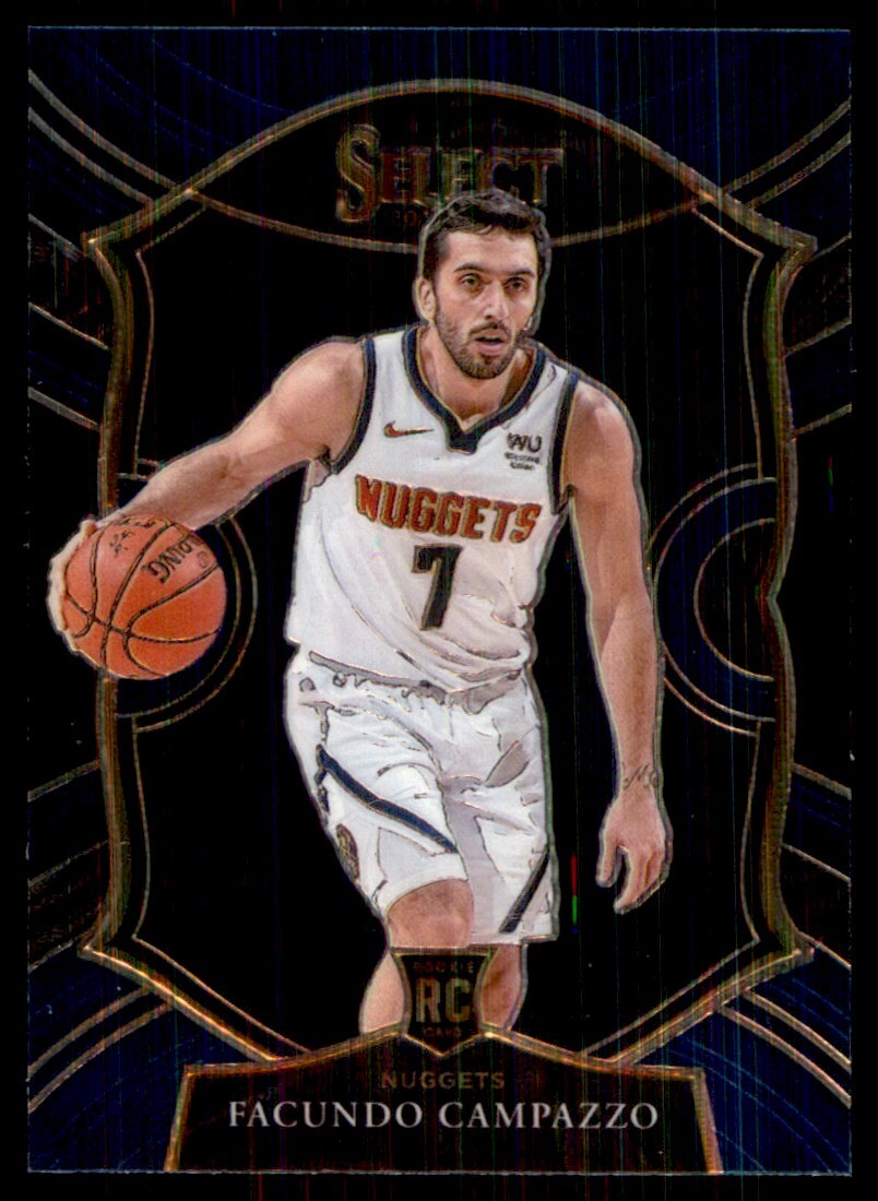 2020-21 Panini Select Blue Facundo Campazzo RC Denver Nuggets #83