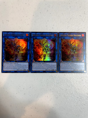 yugioh decode talker heatsoul ultra rare 3x ra01-en048 playset RA01