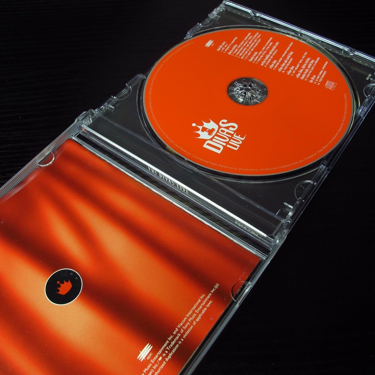 Promo Celine Dion Vh1 Divas Live Japan CD Esca7367 W/obi Sticker
