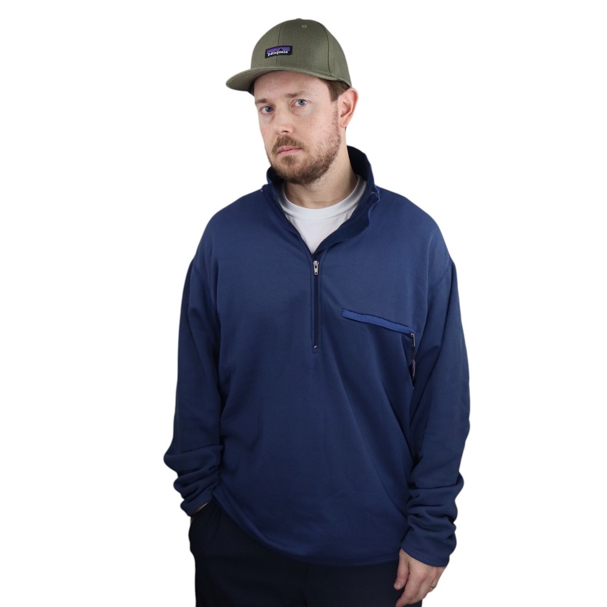 Vtg 90s Patagonia Activist Pullover Fleece Zip Shirt Jacket Mens