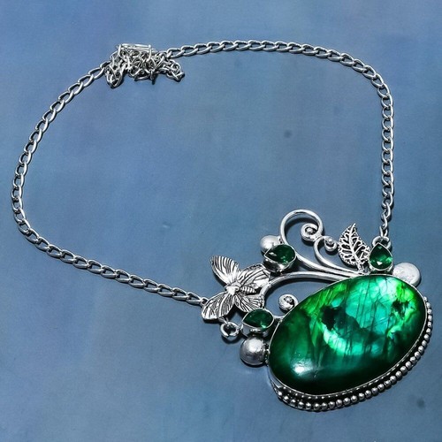 Bijou pendentif fait main en argent sterling 925 naturel lapis-lazuli