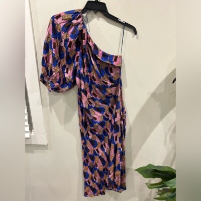 zara limited edition asymmetric dress Zara limited edition asymmetrical printed dress SZ S New