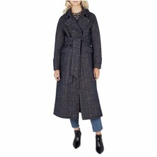Grace & Oliver Navy Wool Blend Wren Coat 14 Uk Rrp £450