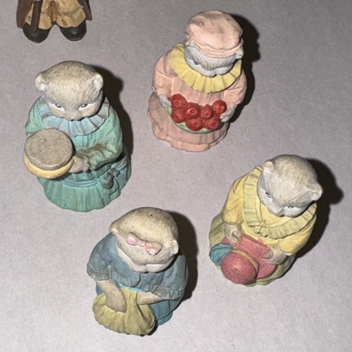 J.C. Cats Dressed in Clothes Miniature Figurines Cats/Teddy Bear/Goose 2 1/2 in  - Picture 17 of 19