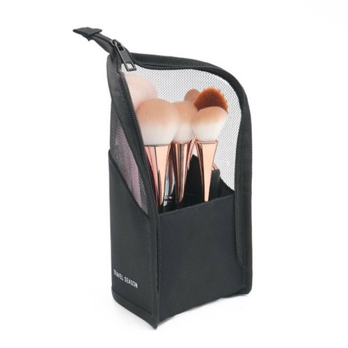 Stand Cosmetic Bag Travel Zipper Makeup 