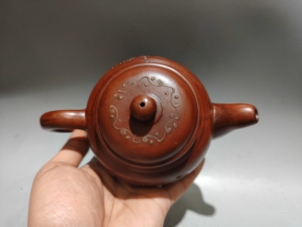 【セール】 Zisha Yixing Chinese Clay 泥绘壶 Teapot Exquisite Handmade パンツ