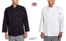 Dickies Chef Giovanni Classic ChefCoat 10 Button Unisex Jacket 100% Cotton DC119