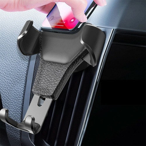 Classic Black Car Phone Holder Portable Bracket Mount Stand Cellphone