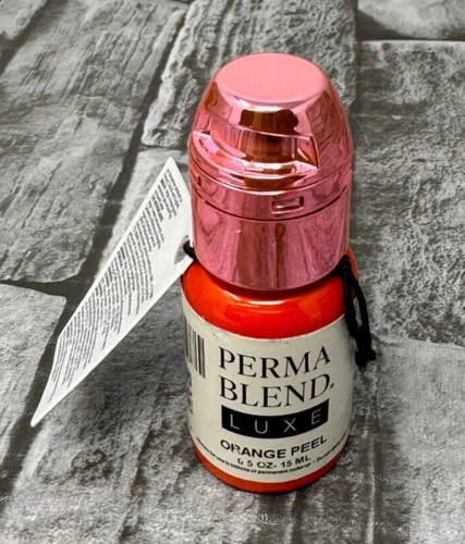 Perma Blend Luxe Orange Peel Tattoo Ink for Permanent Makeup 0.5OZ EXP 01/25
