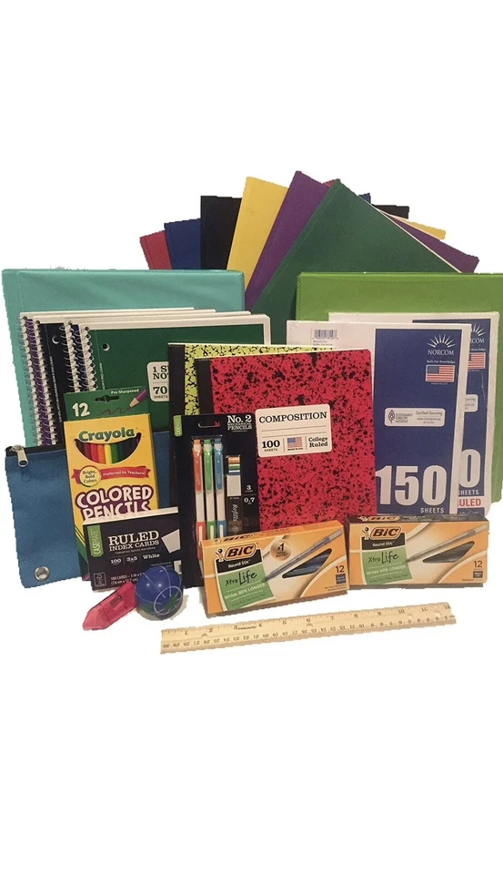 Secondary School Supply Pack 25 Essential Items Bundle for Middle, High, College - Image 2 of 4