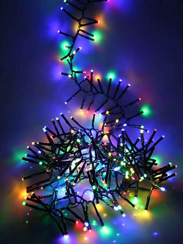 14.5M 1000LED MULTI-COLORED CLUSTER CHRISTMAS LIGHTS WITH 8 FUNCTIONS & MEMORY - image 2 of 4