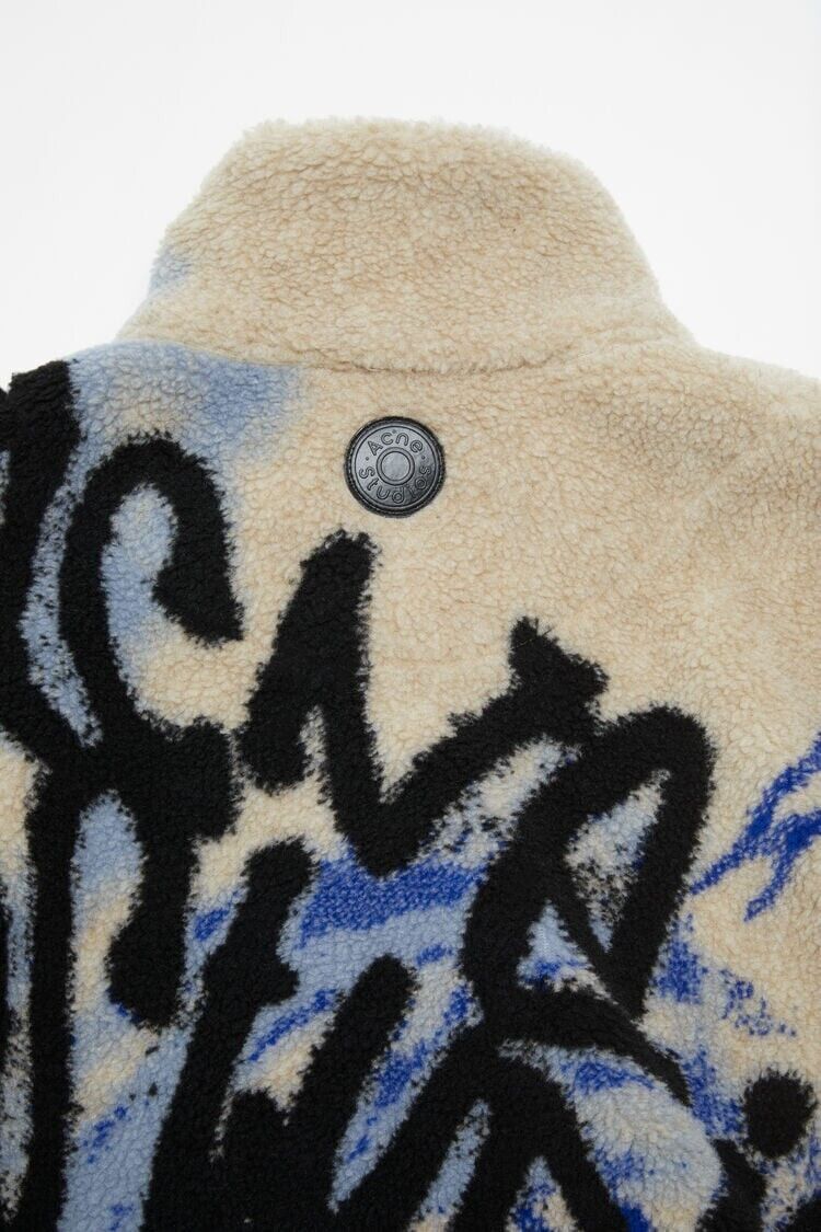 ACNE STUDIOS Ovinta $950 Beige Teddy Jacquard Jacket New | eBay ACNE STUDIOS Ovinta $950 Beige Teddy Jacquard Jacket New | eBay